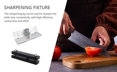 Hardened File Guide Knife Making Tool, Hardened Metal Hardness up to 55, for