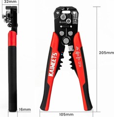 Durable Alloy Steel Wire Stripper & Crimper – Automatic 3-in-1 Utility Tool