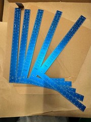 5x Pack Lot Empire True Blue 16″ x 24″ Hi-Vis Laser Etched Framing Square 1190