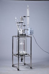 50L Large Lab Chemical Jacket Reactor Glass Reaction Vessel Digital Display USA