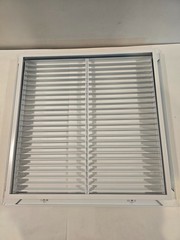 Everbilt 20 in. X 20 in. Aluminum Fixed Bar Return Air Filter Grille in White