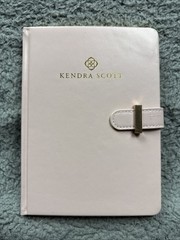 Kendra Scott Journal – Pink: Faux Leather Hard Cover, 6×8 Inches, 100 Lined Page