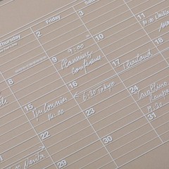 MARK’S 2026 Monthly B5 Calendar Notebook, Purple