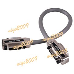 IEEE-488 GPIB Cable Cord w/ Metal Hood & Case 0.5m 1m 1.5m 2m 3m 5m 10m optional