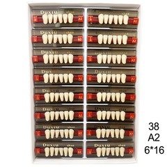 Dental Acrylic Denture Resin Teeth Upper Lower Full Set Shade A1/A2/A3 3/8/16 SM