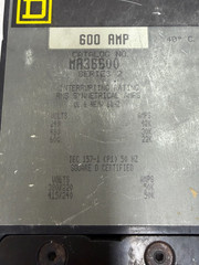 🤪 SQUARE D 600 AMP I-LINE CIRCUIT BREAKER 600 VAC 3 POLE MA36600