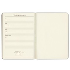 Gallery Leather Daily Planner 2027, 12 Months, Desk Calendar Notebook, 8 x 5.5″