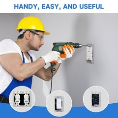 10 Pcs Wall Plate Spacer,Spacers for Electrical Outlets, Metal Flush Fit Devi…