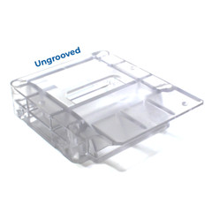 HOPPER BOTTOM (UNGROOVED) 8 OZ CLEAR FOR HOLLYMATIC SUPER 54