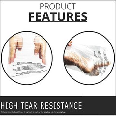 100 10×13 Premium Suffocation Warning Clear Plastic Self Seal Poly Bags 1.5 Mil