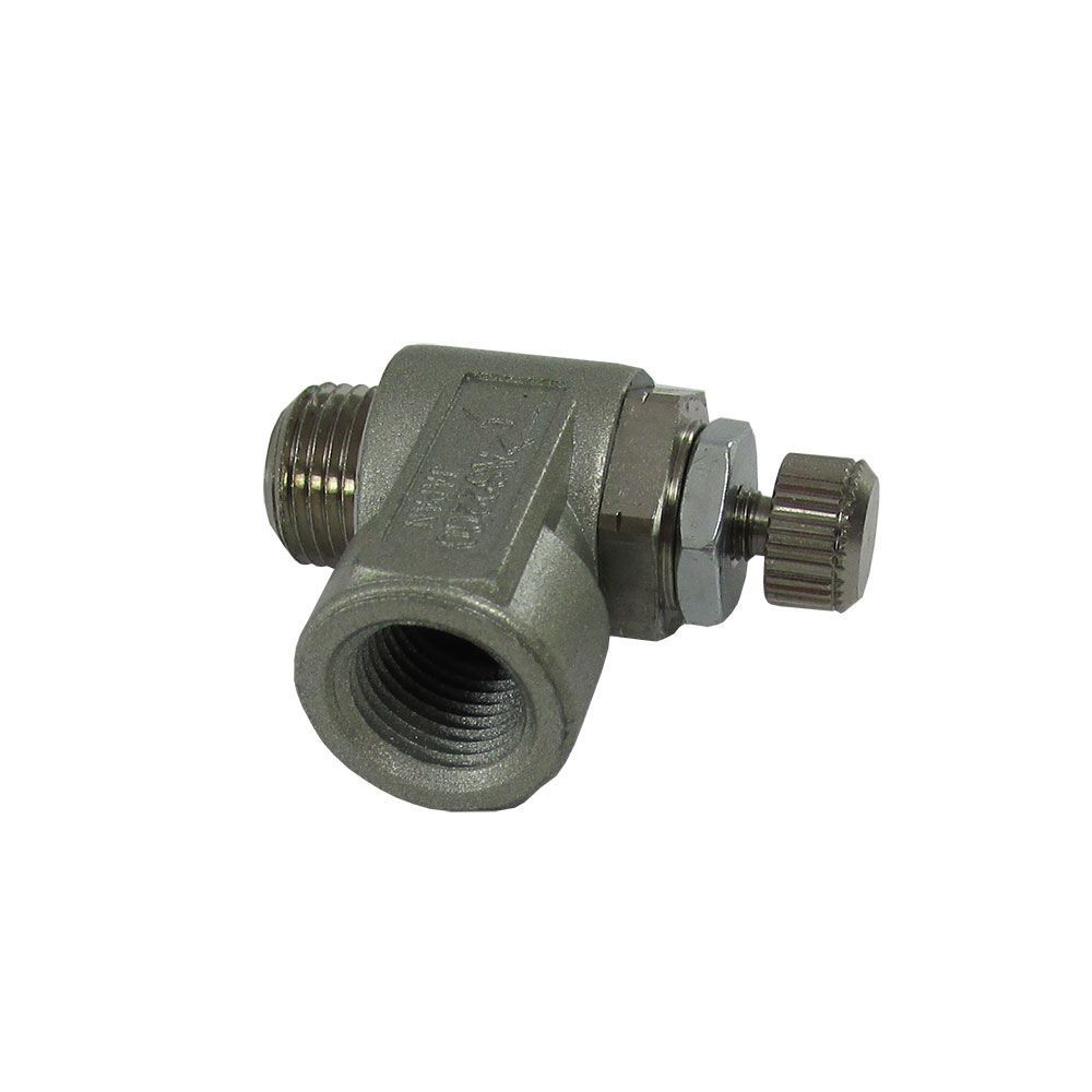 SMC AS2200-N01 90° Elbow Flow Control Valve 1/8 NPT to 1/8 NPT