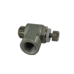 SMC AS2200-N01 90° Elbow Flow Control Valve 1/8 NPT to 1/8 NPT
