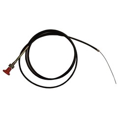 47V1534 Universal Fit 82″ Long Round Red Handle Pull to Stop Cable