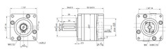 Planetary Gearbox 10:1 Backlash 30arc-min for 8mm Shaft Nema 23 Stepper Motor