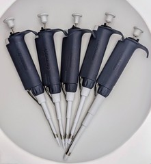 Rainin LTS Pipette Set | 2uL, 10uL, 20uL, 200uL, 1000uL | Cleaned and Calibrated