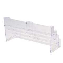 8-Pocket Clear Acrylic Counter-Top Business Card Holder