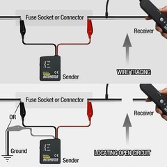 Automotive Short Open Finder Circuit Tester DC 6-42V Auto Car Wire Tracker Tools