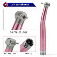 NSK Style Dental High Speed Handpiece PANA-MAX Air Turbine 2 Holes 7 Colors