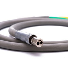 EASYINSMILE Dental 2/4 Hole Silicone Tubing Hose for Air Turbine High Handpiece