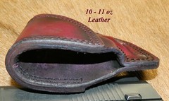 Gary C’s Leather Avenger OWB Right Hand HOLSTER – for the Ruger SR9C/SR40C