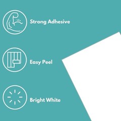 3″ x 2″ Thermal Transfer labels Ribbon Required 4 rls/CS 3″ Core White 2875/RL