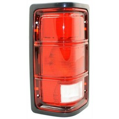 2 Tail Lights Clear Red Lens Bezel Housing Dodge Dakota 1987-1996 55076438