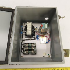 Hoffman A-10086CH 10″ x 8″ x 6″ Electrical Enclosure W/ .050kVA Transformer