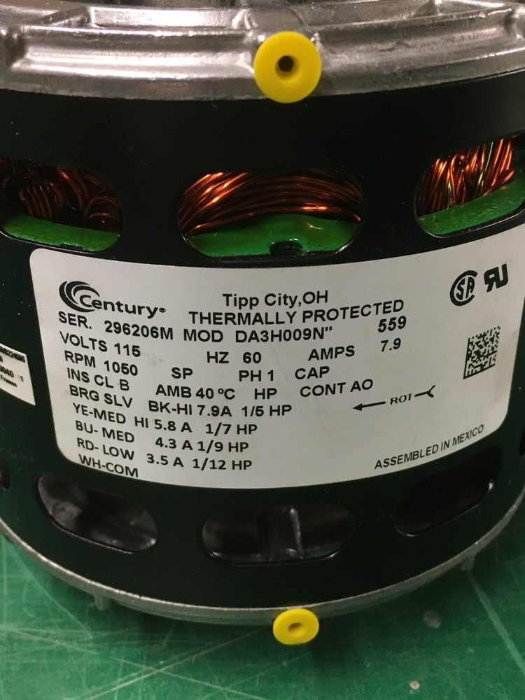 Century 559 Single Phase General Purpose Blower Motor