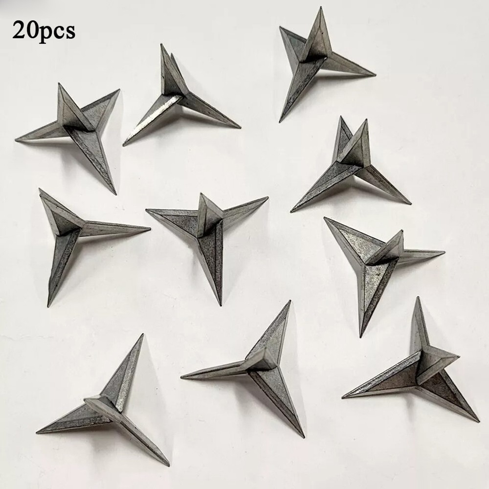 50PC Tire Puncture Spikes Heavy Portable Duty Carbon Steel Triangle RoadSpike US