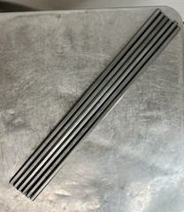 12L14 Carbon Steel Hex Bar – 1/4″ x 12″ – CNC Lathe Machinable Stock (6 Pack)
