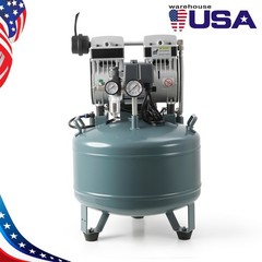 40L Portátil Compresor de aire silencioso médico dental libre de aceite 800W
