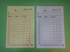144X-Sales Book Order Receipt Invoice Carbon less 50 sets 3.5″x5.5″ US Seller