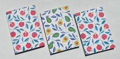 Green Inspired 2-Pack Notebook Journal Chlorine Free Soy Ink 8.5″ x 6″ Fruits