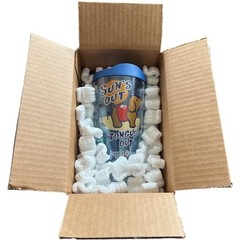 Bubblefast! 1.5 cu. ft. White Anti-Static Packing Peanuts Popcorn made from…