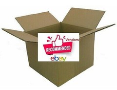 Boxes Corrugated White Cardboard Mailers Tuck Top One-Piece Die-Cut Vary 50 Pk