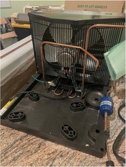 copeland Air Cool 1/2 hp condenser with 115v fan and Air-Cooled Copevap Base