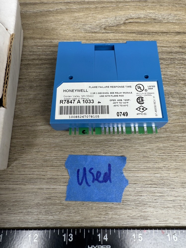 Honeywell R7847A1033 Rectification Flame Amplifier