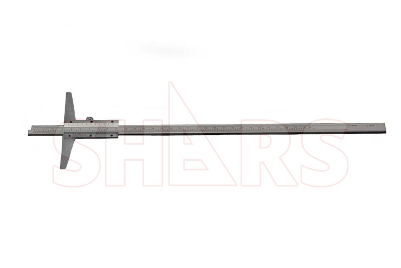 12″ 300MM X .001/ .02MM VERNIER DEPTH GAGE STAINLESS STEEL NEW #]