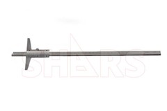 12″ 300MM X .001/ .02MM VERNIER DEPTH GAGE STAINLESS STEEL NEW #]