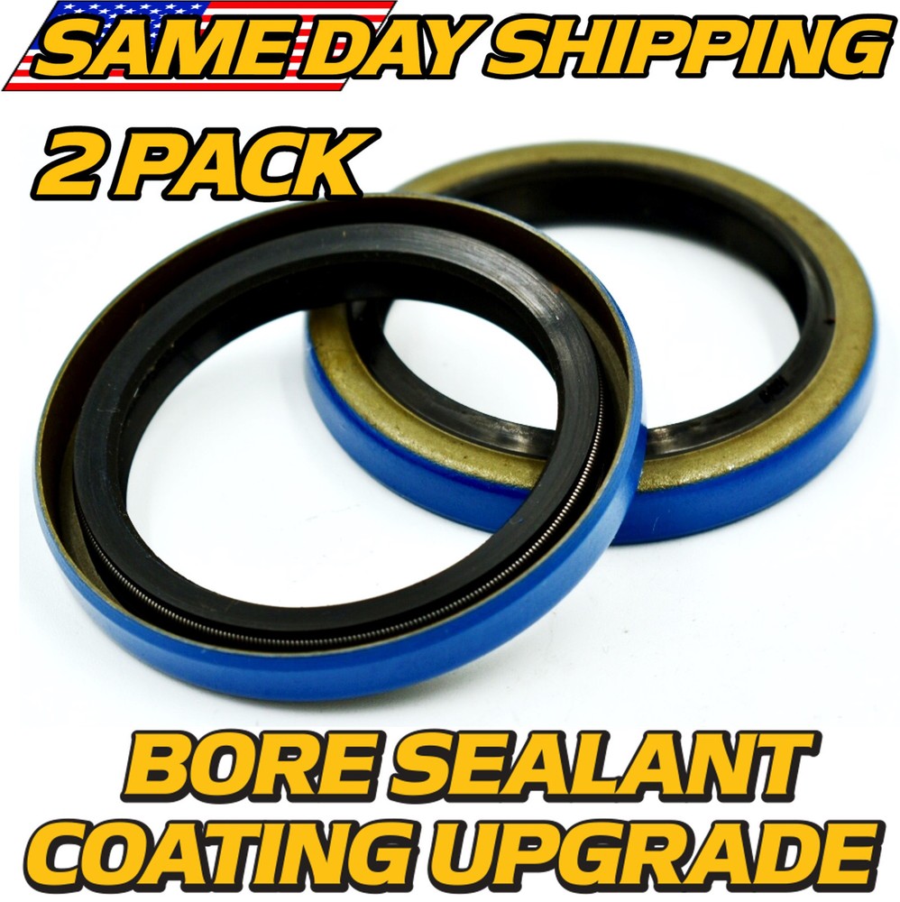 (2 Pk) Trailer Hub Grease Seal 15192TB (10-60) 1.50” ID x 1.987”OD 2000# Axles