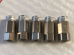 (5) Pneumadyne 58-2754 Pneumatic Check Valve (.5 Psi Crack/125 Max) 1/8″ FNPT SS