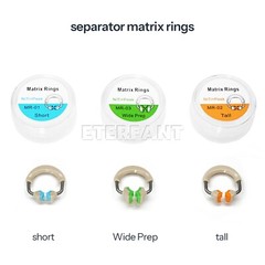 3D Separator Dental Matrix Bands Rings Clamp Clip Titanium Matrices Fit Garrison