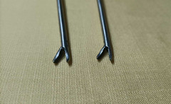 2pc Laparoscopic Needle Holder Curved Jaw Right Hand 3mmx330mm Instruments