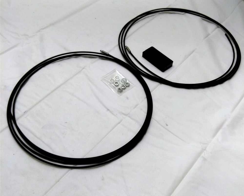 Lot of 2 New SICK LLK2-M4DB02 Fiber Optic Cable, 1mm Bundle, .2m Long
