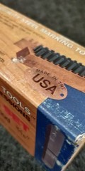 UNUSED Young Bros. Stamp Works 3/16 inch Steel Set 27 Letter Characters MADE USA