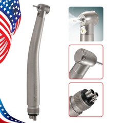 NSK Style Dental Fiber Optic LED E-generator Handpiece High Speed Turbine 4HOLE