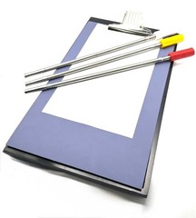 3 Bars and 1 Bed Stainless Steel Wire Wound Rod White, Yellow and Red