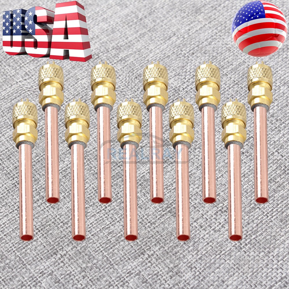 10 Service/Access Valve 1/4″ SAE *1/4″ OD *2.75″ Stem Core AC Refrigeration Kit