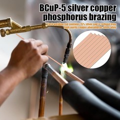 15% Silver Brazing Rods for HVAC Refrigeration 20 Sticks 0.050×1/8×10″