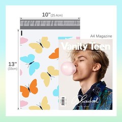 Poly Mailers 10×13 Inch 20 Pack,Sturdy Shipping Bags for Clothes, Self Adhesive